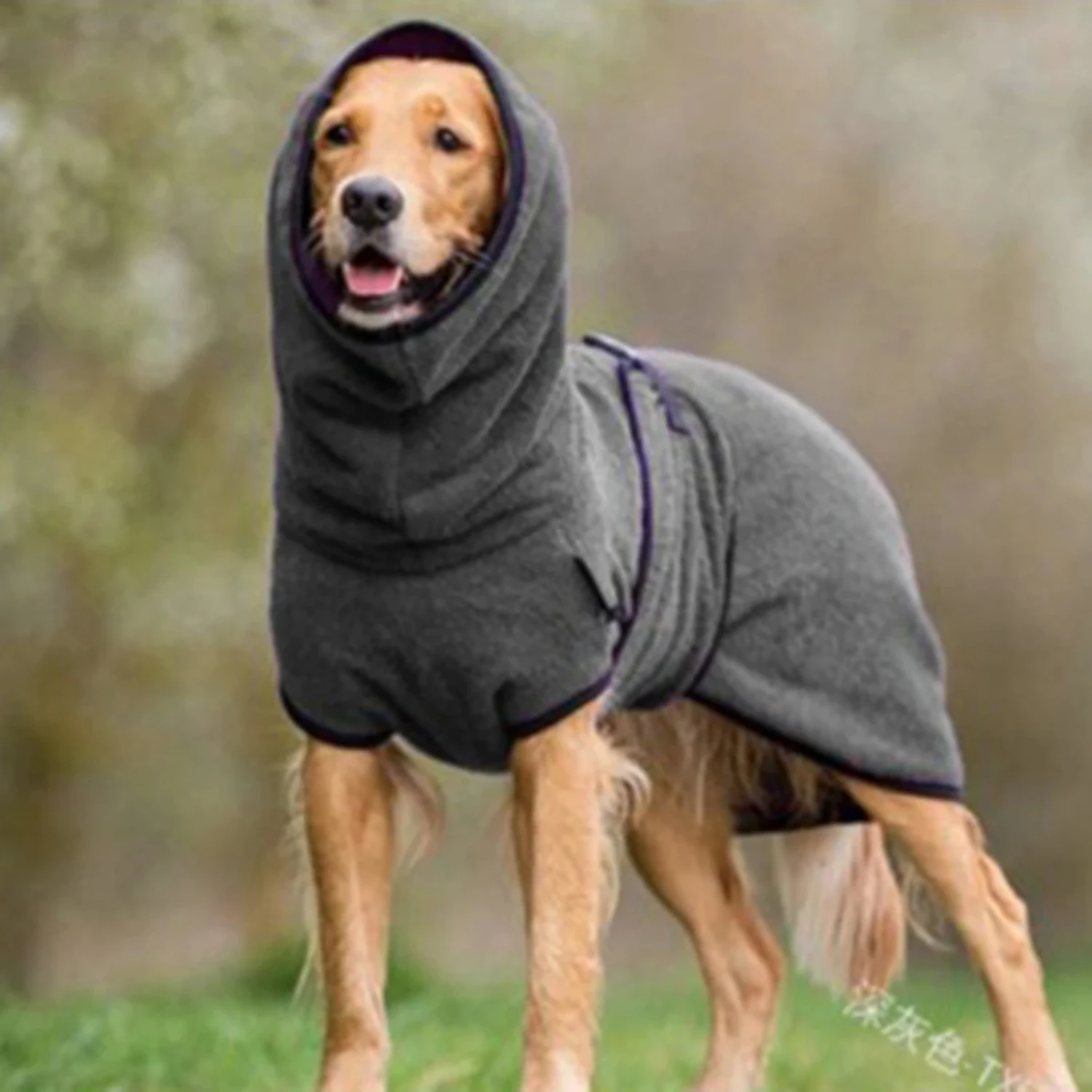 New Cozy Greyhound, Whippet Winter Coat with Warm Lining and Adjustable Band for Jackets, Lurcher Fleece Clothing - Keep Your Do