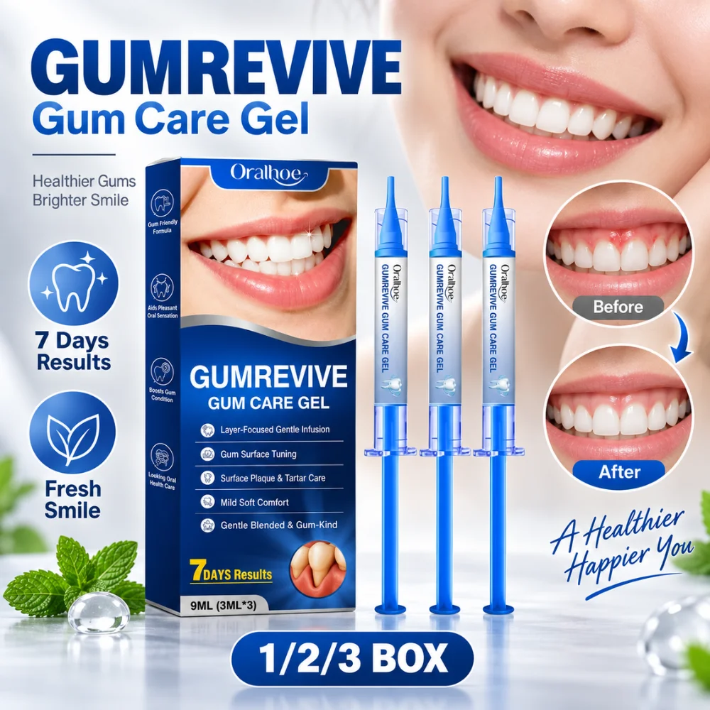 Gum Repair Gel 3Pcs Oral Care Applicator Peppermint Aloe Vera Formula Enamel Protection Plaque Removal Gum Care Solution