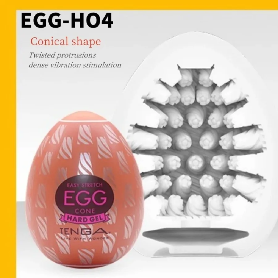 TENGA Male Pocket Pussy Masturbator Cup Egg Shape Portable Penis  Stimulating Stretchable Masturbator Adult Sex Toys for Men