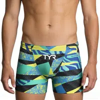 Summer Men's Swim Jammer Endurance Athletic Training Swimsuit Short Beach Swimming Trunks New Jammers Swimwear Sport Surf Shorts