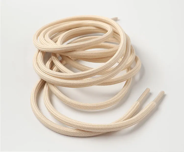 2025 Neue Runde Schnürsenkel für Y 350 & Stiefel 100-140cm Off-White - Schuhzubehör für Herren/Damen für Freizeitsneaker – Detail 18