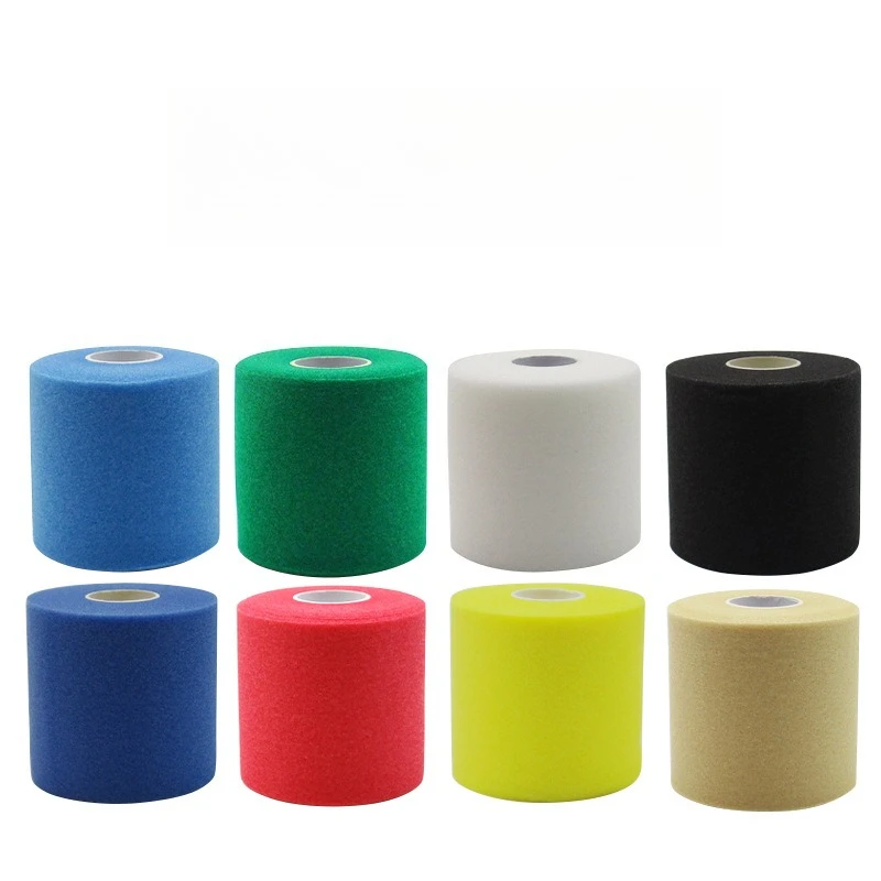 1 Roll Badminton Shock Absorption Film Base Sponge Foam Tape Elastic Skin Film Bandage Sports Protective Equipment