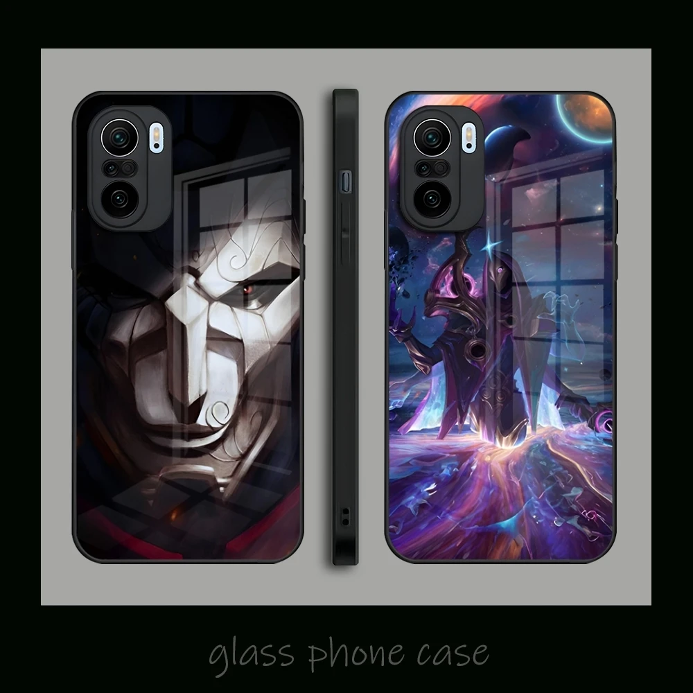 

L-LOL K-Khada Jhin Virtuoso Phone Case For Redmi 13c 12 12c 13 Note 13 Pro Plus 11 12 Pro 10 11s 12s Tempered Glass Coque