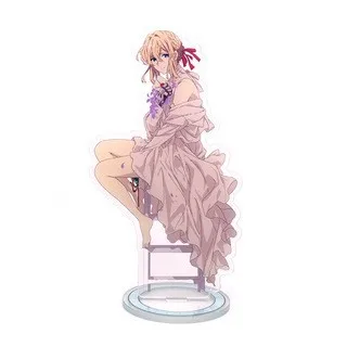 18 TYPES Anime Violet Evergarden Acrylic Stand Model Toys Laser Figure Decoration Action Collectible Toy 15CM