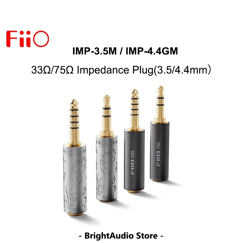 FiiO 33ohm 75ohm Impedance Plug 3.5mm / 4.4mm Connector