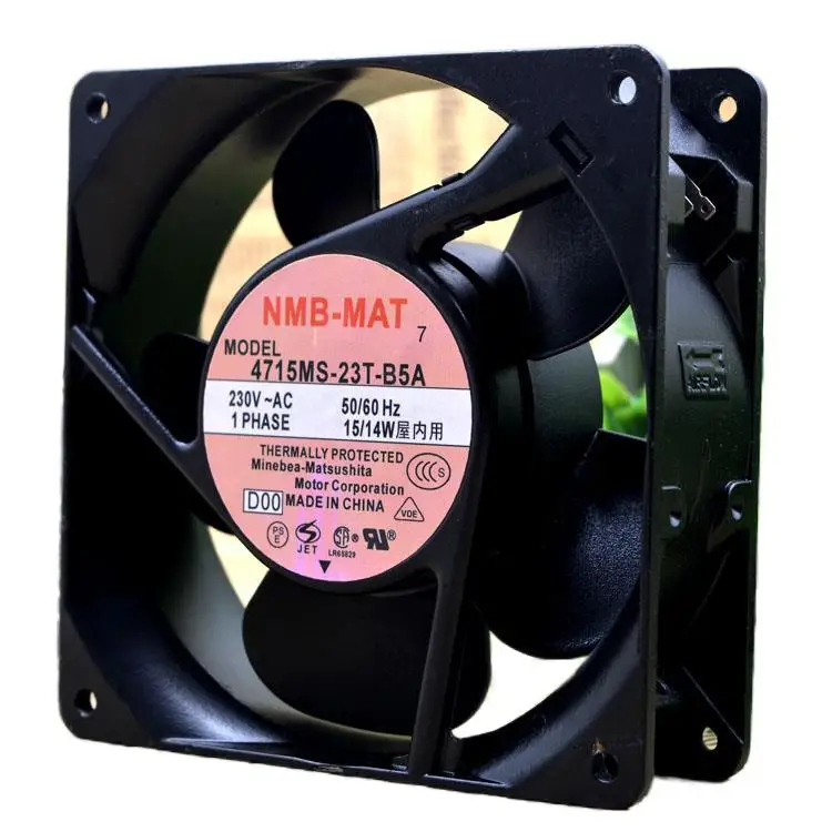 4715MS-23T-B5A 12038 230v 15W 12CM Max Airflow Rate Axial Flow Radiating Fan