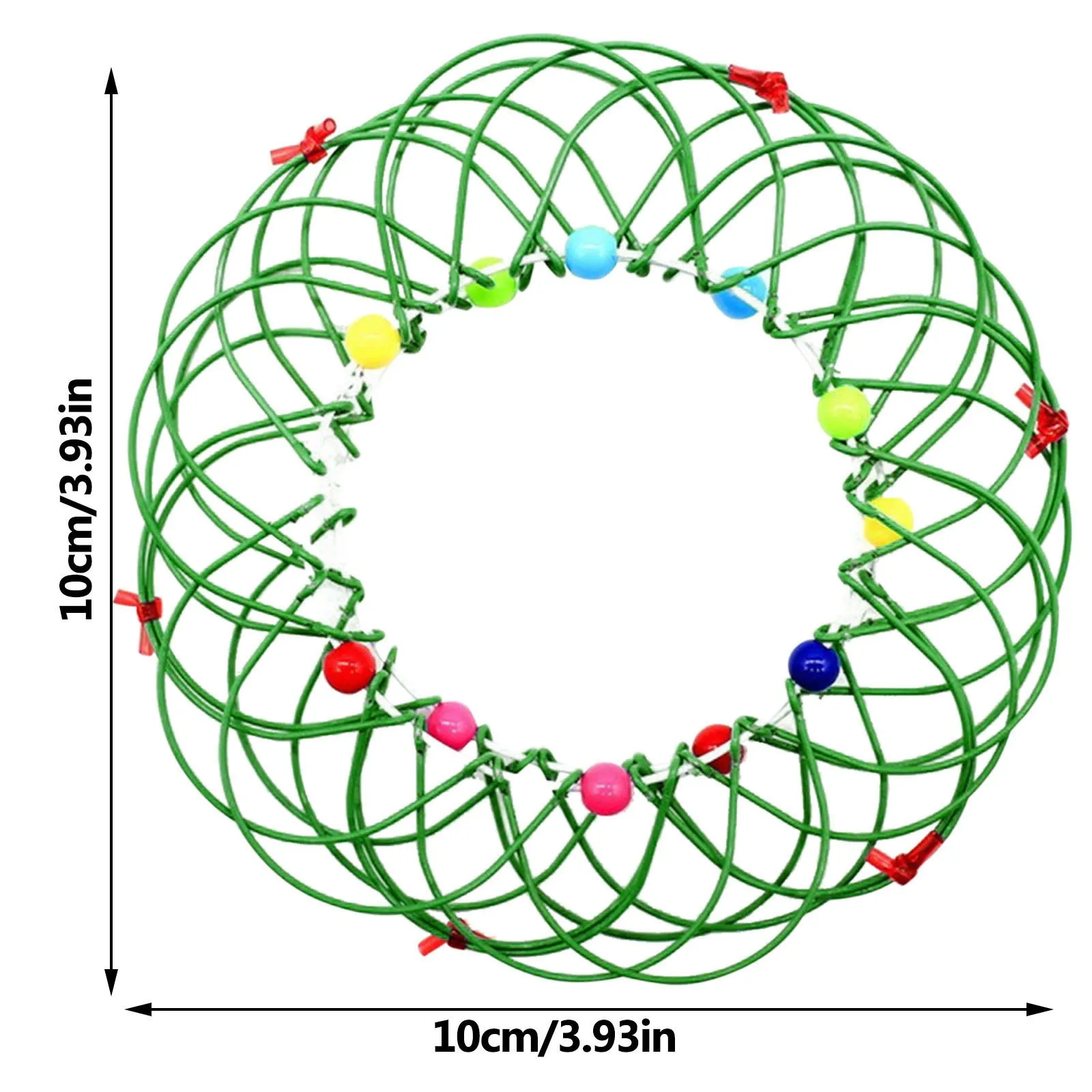 Adult Children Anti-stress Toy Mandala Decompression Toy Variety Flower Basket Thirty-six Softened Steel Ring Fidget Toy Gift