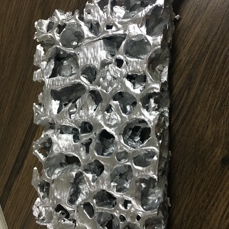 Soundproof Foam Aluminum Light Transmitting Porous Sponge Al Ni Alloy for Conference Room Decoration