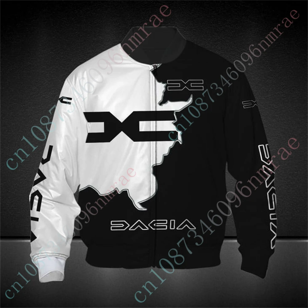 Dacia Thick Coats Harajuku Clothing Bomber Jacket Hip Hop Windbreaker Techwear Baseball Uniform Jackets For Men Custom Logo