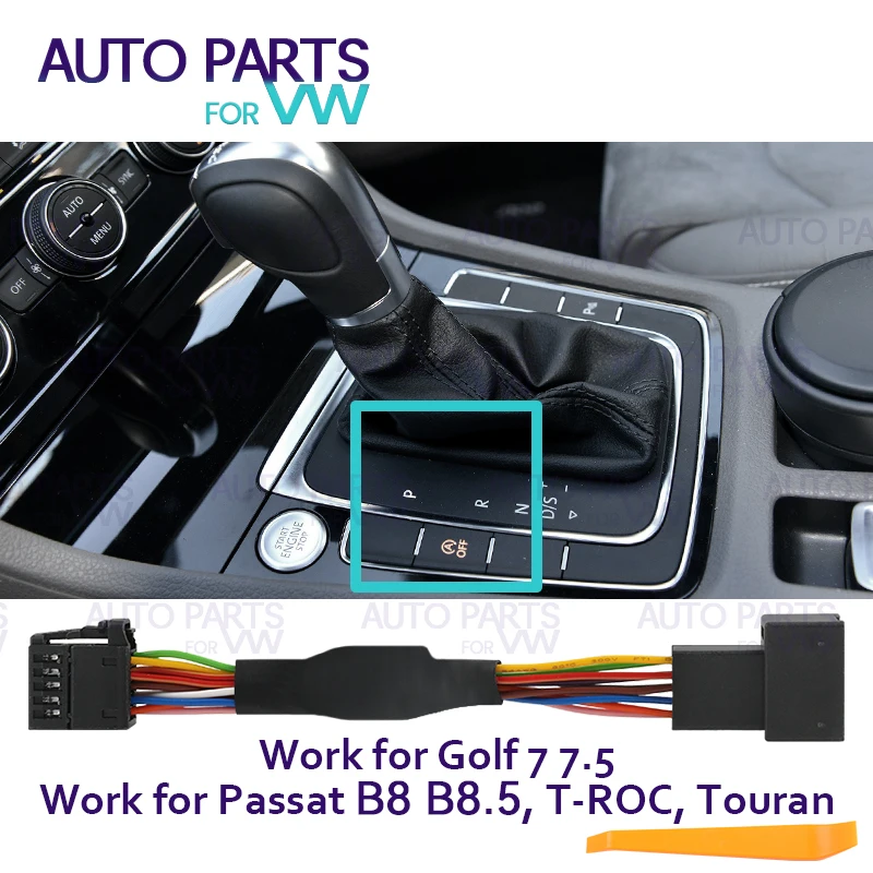 

For VW Golf 7 7.5 Passat B8 T-roc 3 Modes Automatic Stop Start Engine System Off Device Control Sensor Plug Stop Cancel Cable