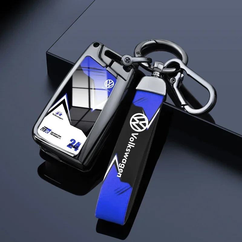

Zinc Alloy Car Key Case Cover Protector Shell For Volkswagen VW Polo Golf 7 MK7 Tiguan Passat Jetta E-golf Keychain Accessories