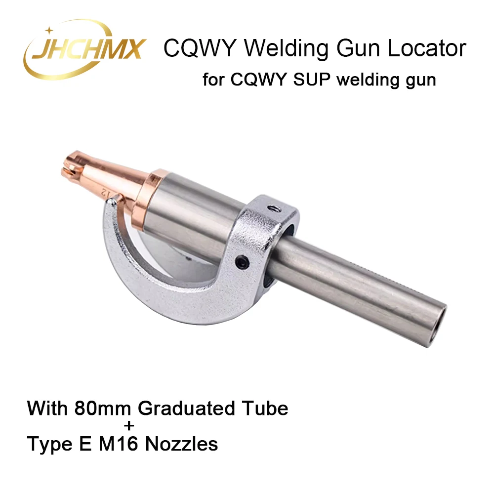 

JHCHMX Лазерный ручной сварочный пистолет CQWY Локатор 80 мм Градуированная трубка AS-10/12 BS-16/20 M16 Насадка для деталей сварочного пистолета SUP