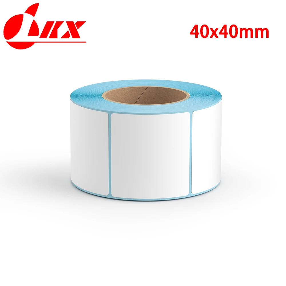 lkx etiqueta termica do livro branco 40x40 mm 600 pcs impermeavel etiqueta da impressora cha do leite gelado etiqueta do alimento para niimbot 01