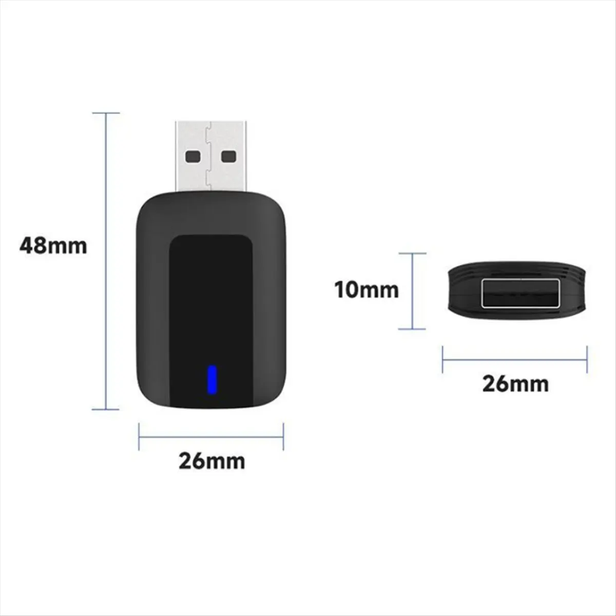 Super Sale Wireless Adapter CarPlay Android Auto 2in1 Smart Dongle Plug and Play Car Radio Wired to Wireless Adapter