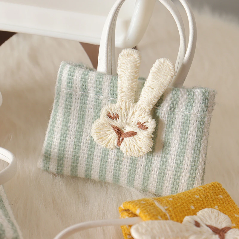 1:12 Miniature Dollhouse Handbag with Bowknot description 6