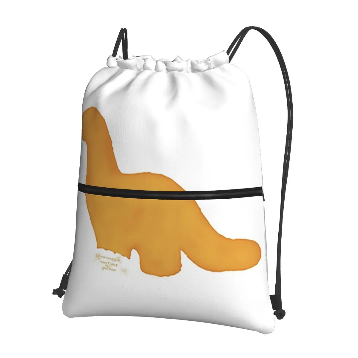 Dino Nuggies Won't Save You Now Portable Backpacks Drawstring Bag Casual Drawstring Bundle Pocket Shoes Bags For School Students