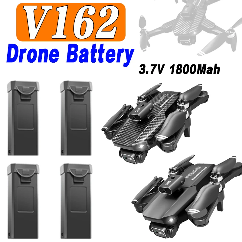 Original V162 Drone Battery 3.7V 1800mAh V162 RC Quadcopter V162 Spare Battery Dron Parts Accessories