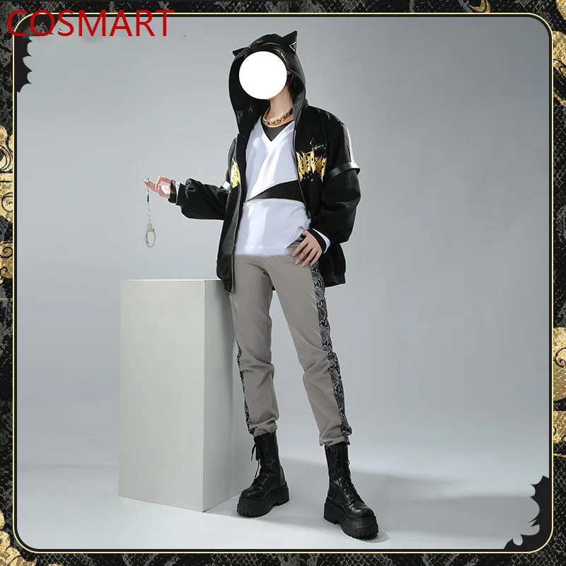 COSMART Vtuber Luxiem Nijisanji Luca Kaneshiro Game Suit Handsome Uniform Cosplay Costume Halloween Party Outfit Any Size