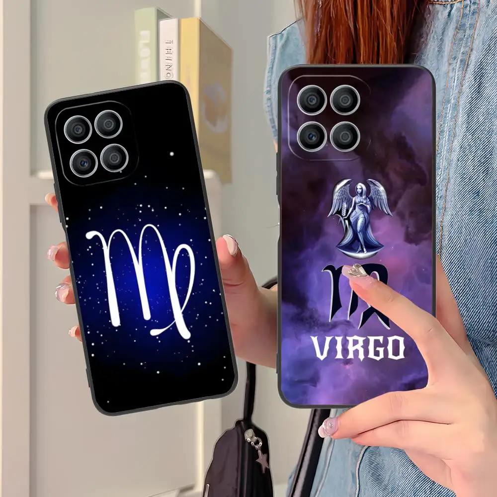 

Чехол для мобильного телефона Zodiac Sign Virgo для Honor 90 80 70 60 50 30 20 10 9 8 7 Pro S SE Lite 5G с цветным принтом, чехол Pretty