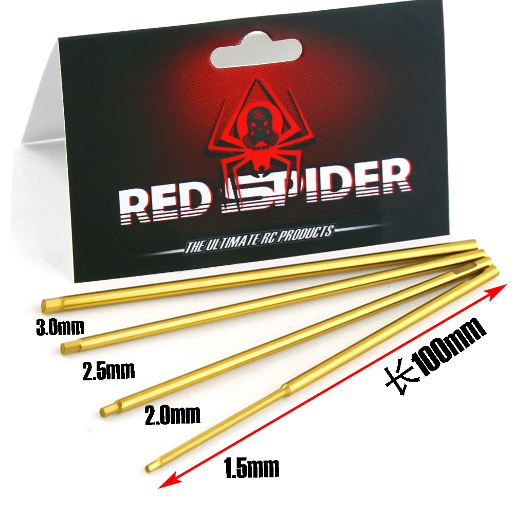 Sechskant-Schraubendreher-Set aus gehärtetem Stahl, 1,5/2/2,5/3 mm – Präzisions-Inbusschlüssel-Set für RC-Drohnen, Autos, Hubschrauber – langlebige Spitze