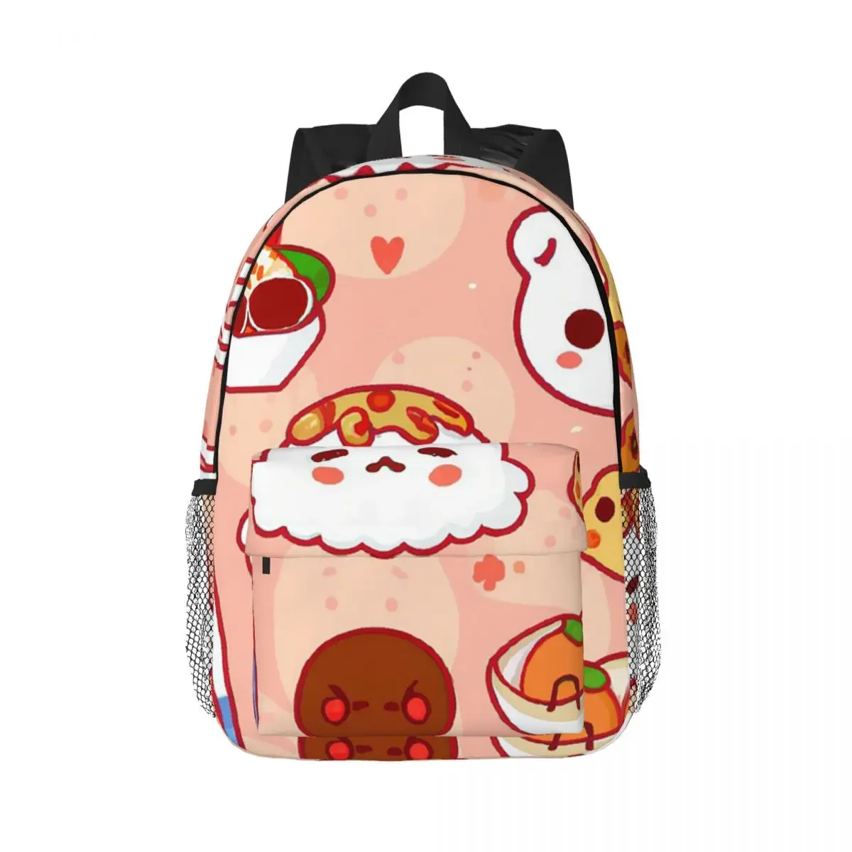 

Unique Kawaii Food Likes Sushi Cats Backpacks Teenager Bookbag Cartoon Students School Bags Laptop Rucksack Shoulder Bag