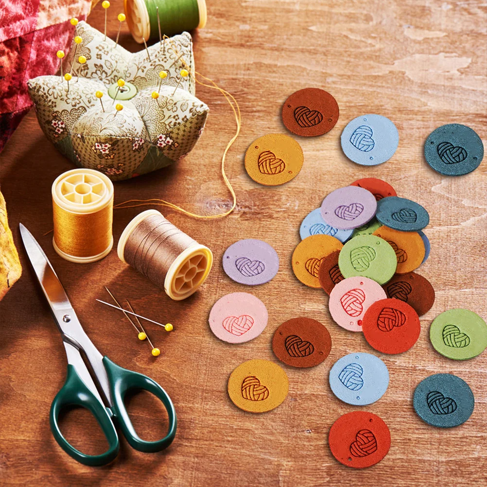 

40 pcs Artware Accessory Multicolor Soft Durable Microfiber Tags for Handmade Sewing Projects Craft Supplies