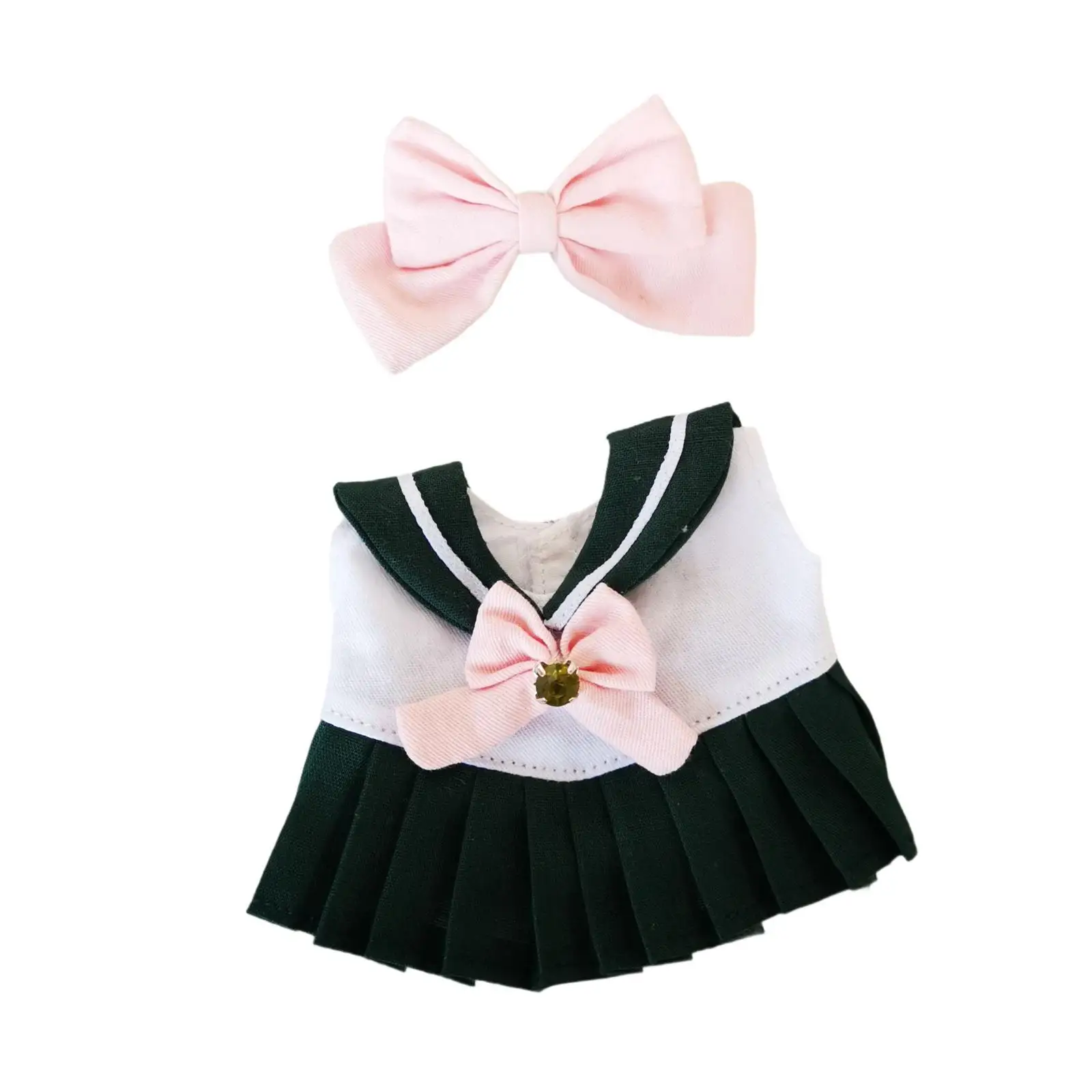 Cute Doll Miniature Dress Soft Cotton Clothing for Anime Figure Outfits 17cm Plush Toys Versatile Accessories