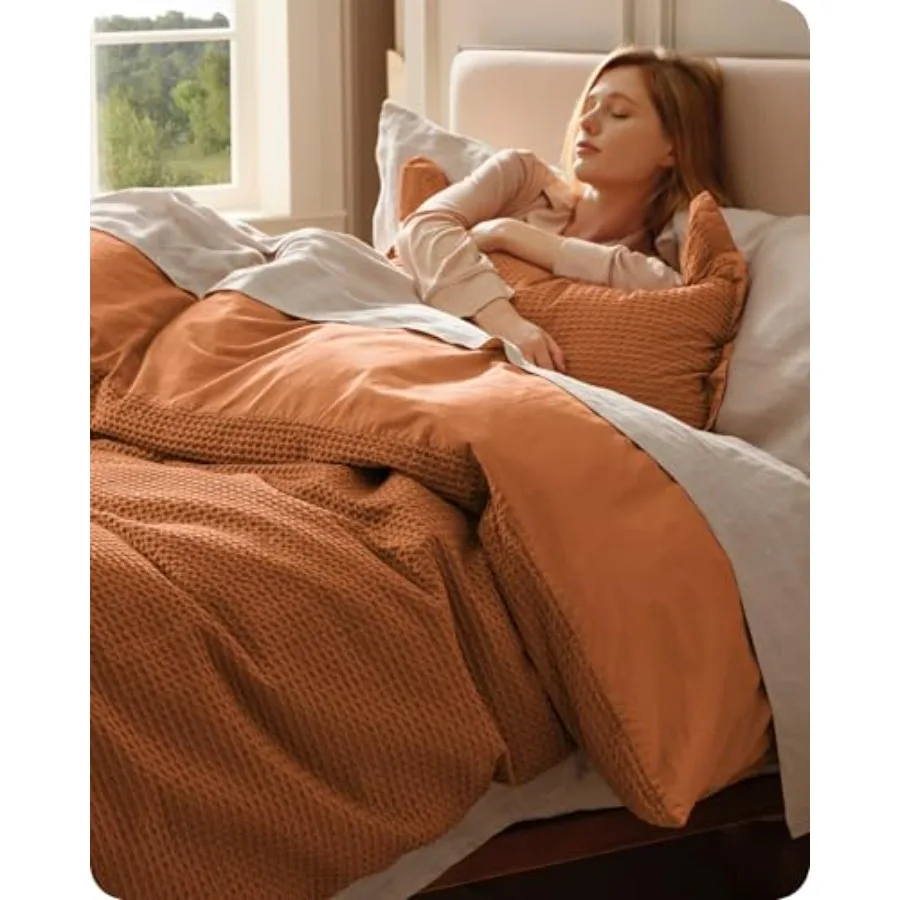 

Пододеяльник из 100% хлопка, ткань Террот, размер King Size, GentleSoft ™ Дышащий комплект постельного белья на все сезоны, 3 предмета