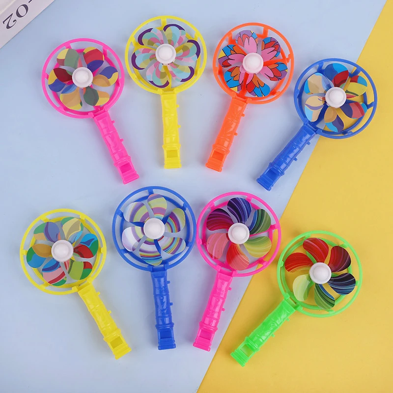 

12/30Pcs Colorful Whistle Pinwheel Game Toys Kids Birthday Party Favors Goodies Bag Pinata Filler Christmas Back to School Gifts