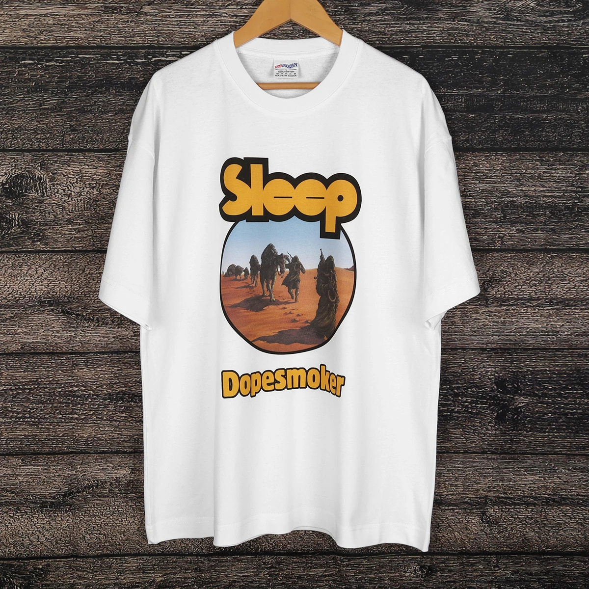 Sleep T-Shirt Dopesmoker Metal Rock Band Om Boris Sunn O))) Earth High On Fire Cotton Clothing Men's Short Sleeves Shirt