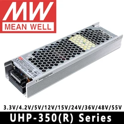 Mean Well UHP-350 Series Led display Power Supply Meanwell UHP-350R-3.3V/4.2V/5V/12V/15V/24V/36V/48V/55V PFC/Redundant function