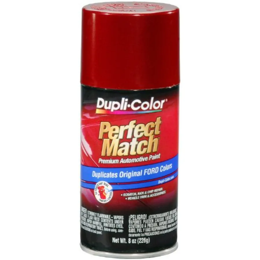

Toreador Red Metallic Automotive Paint for Ford Exact-Match 8 oz Aerosol Case of 6