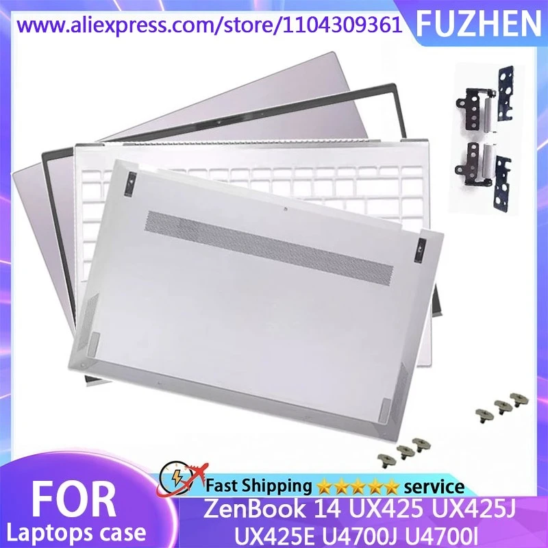 

New Cover For ZenBook 14 UX425E UX425 UX425J U4700J U4700l LCD Rear Cover/Front Frame/Palm Pad/Bottom Cover/hinge