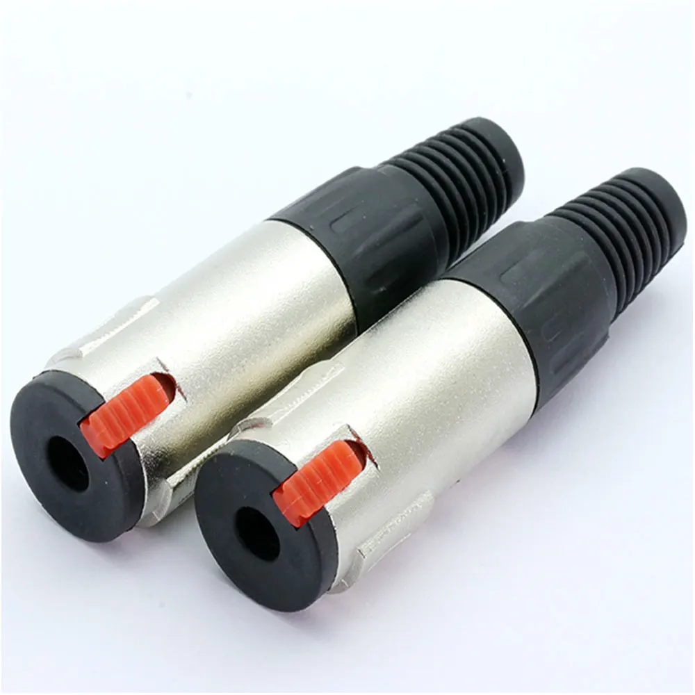 1PC Audio Jack 6.35mm Cable Connector, 1/4 inch Female 6.35mm Plug for Microphone/MIC