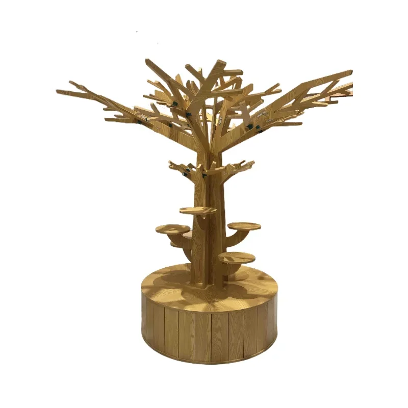 Big tree cat climbing frame cat jumping platform tree-shaped shelf pet store decorative ornament
