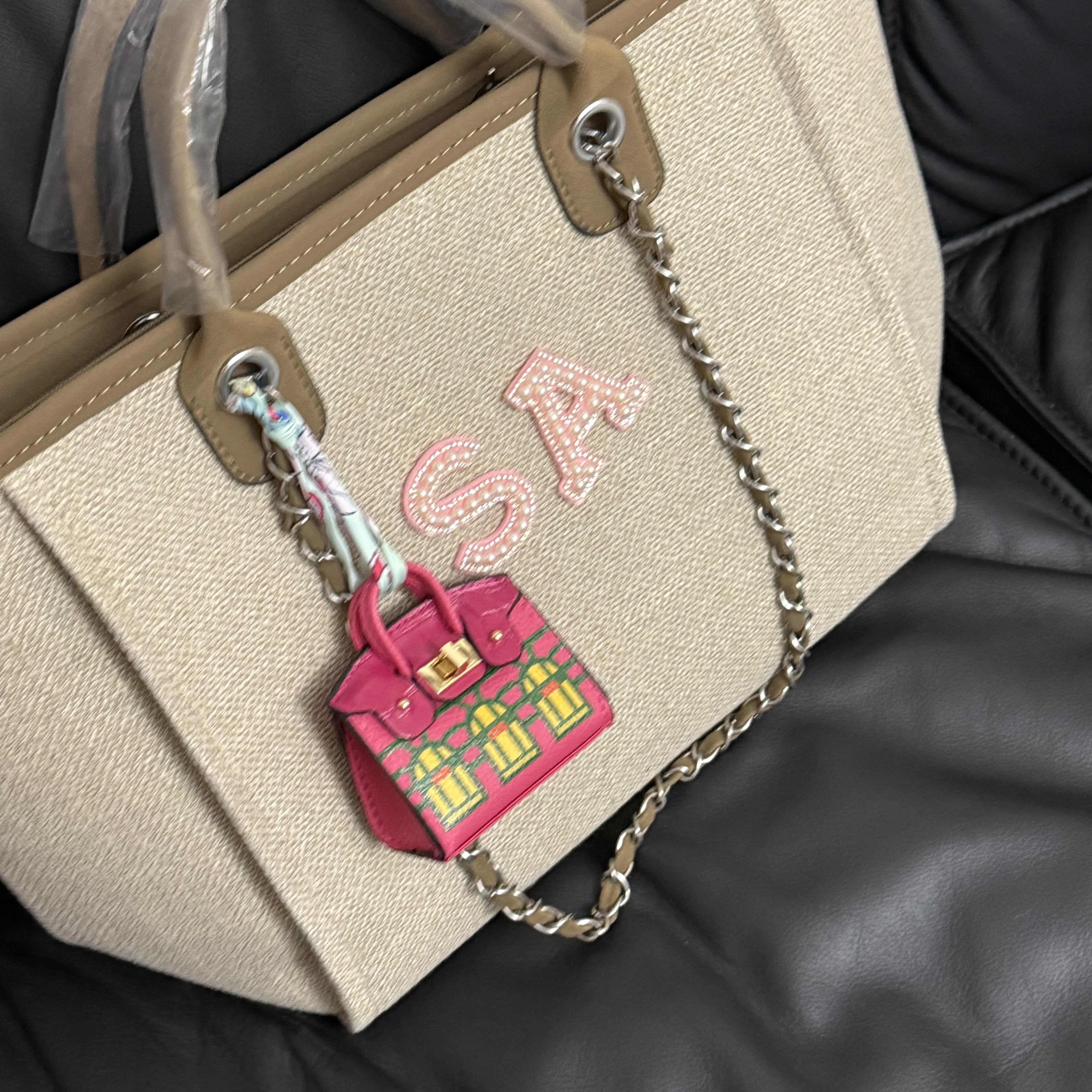 Bolso de mano personalizado con letras de perlas, bolso de cadena personalizado, nombre personalizado, regalo de cumpleaños, decoración para fiesta de boda, regalo de novia