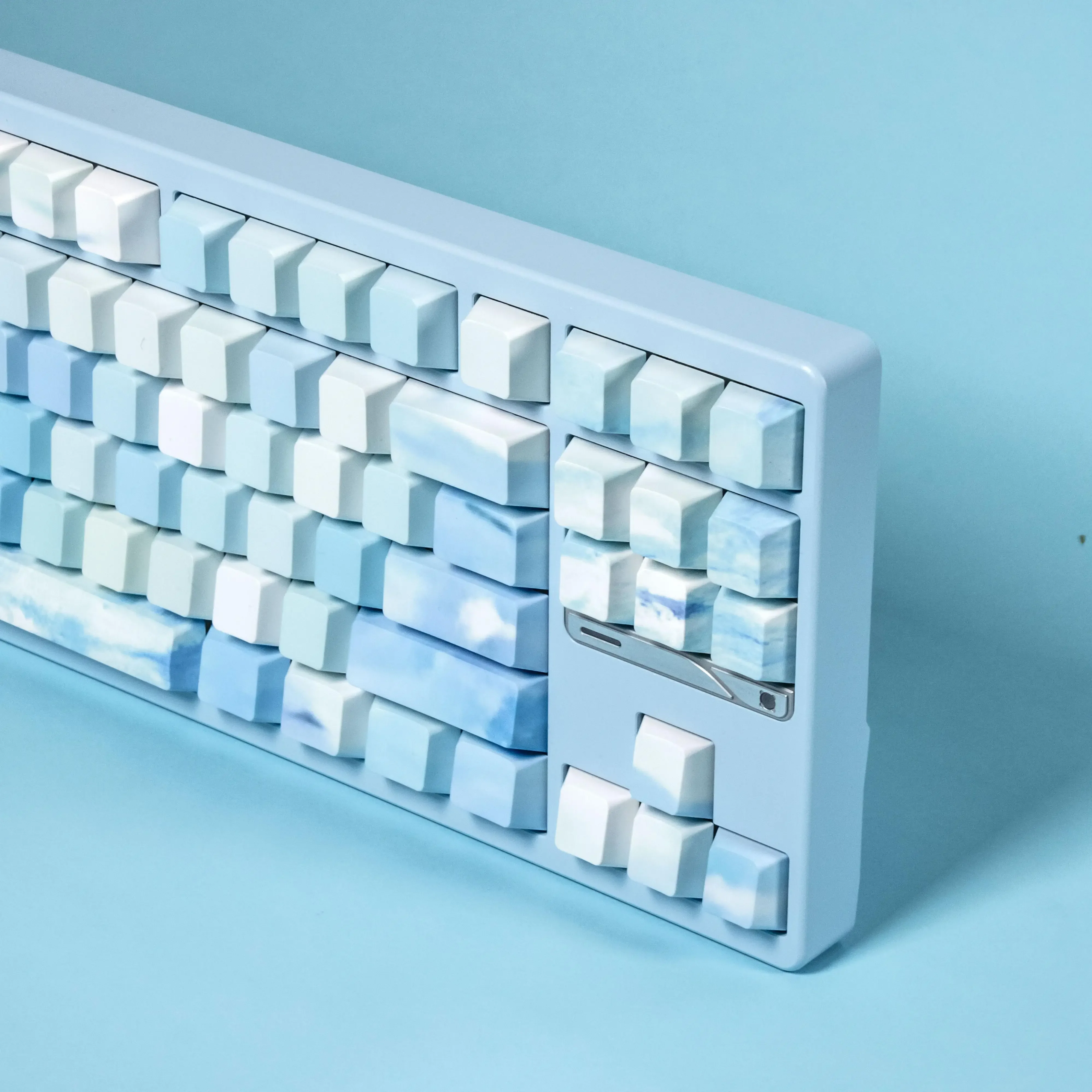 

Shuiqin Qingpan original side engraved mechanical keyboard full five-sided PBT keycaps