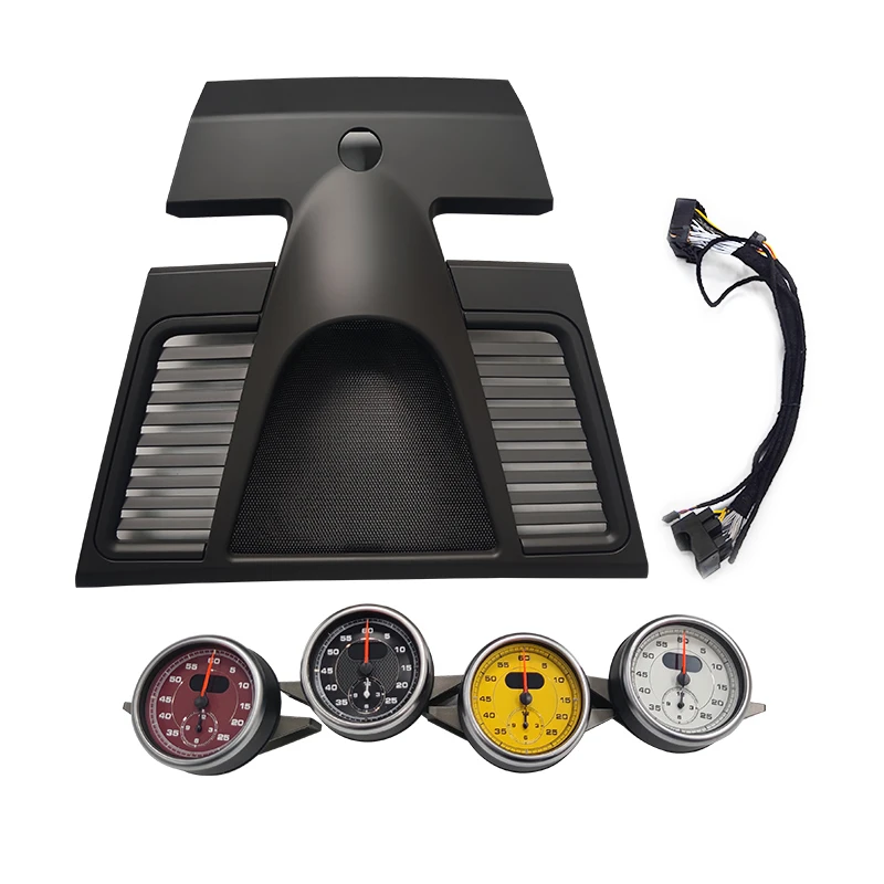 Interior Modification Kit Clock Stopwatch Compass Central Console-New Condition for Panamera 970 2010-2016