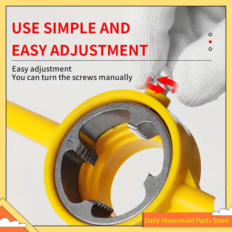 6 قطع من أدوات صانع الخيوط البلاستيكية، مجموعة أدوات السباكة لخيط الأنابيب، مجموعة خيط الأنابيب البلاستيكية المستديرة القابلة لإعادة الاستخدام مع قوالب 1/2 بوصة ساخنة!