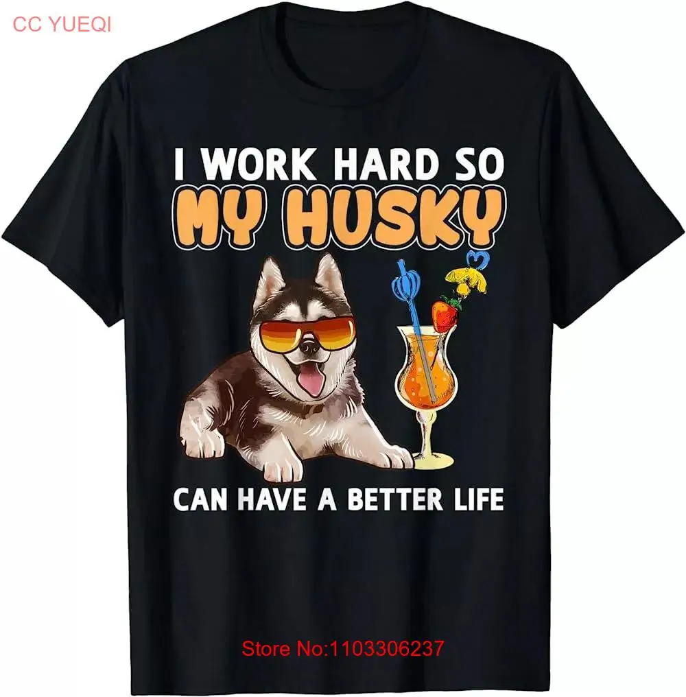 Забавная рубашка хаски, подарки для любителей хаски, футболка премиум-класса