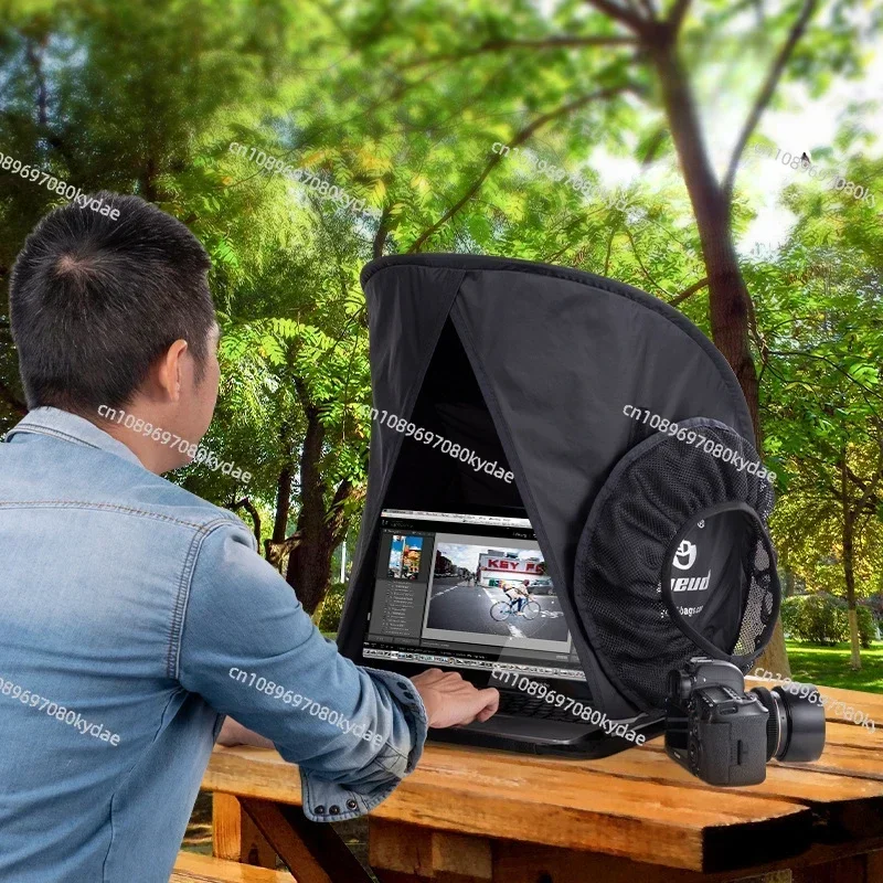 Laptop Tablet Lens Hood Dust-proof Rain-proof Sun-blocking Protective Cover Tent