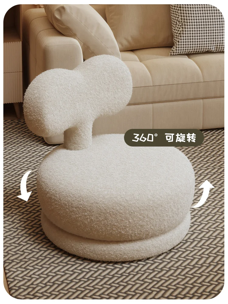 Children's Sofa Baby Single Reading Mini Sofa Stool Cartoon Seat Mini Leisure Short Stool Rotating Small Sofa