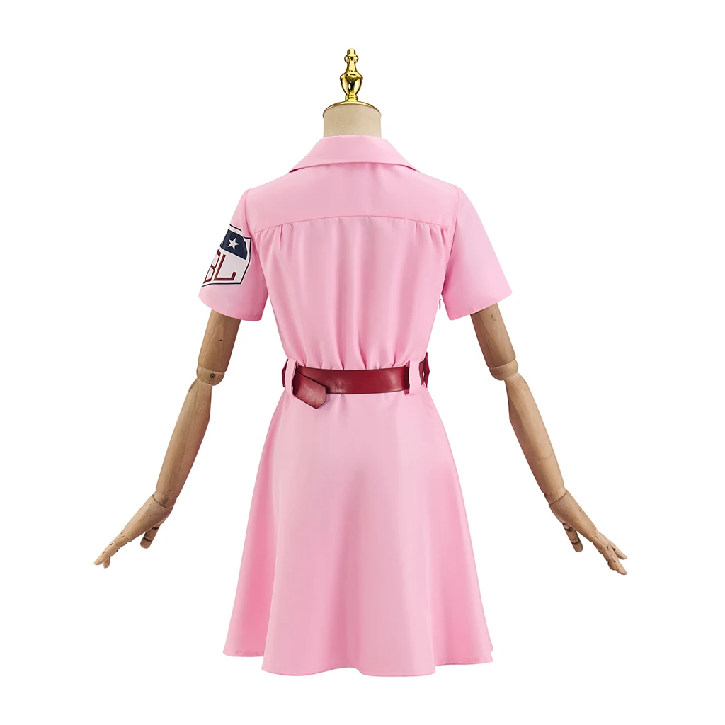 جامعة الخاصة بهم تأثيري دوتي زي المرأة الوردي فستان البيسبول فريق الزي الرسمي دعوى هالوين حفلة التشجيع ثوب