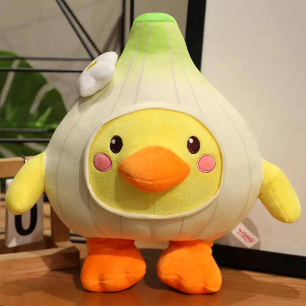 

's Accompany Dolls Yellow Garlic Duck Wings&Foot Shy Garlic Duck Pillow Soft Kawaii Funny Doll Children Girl
