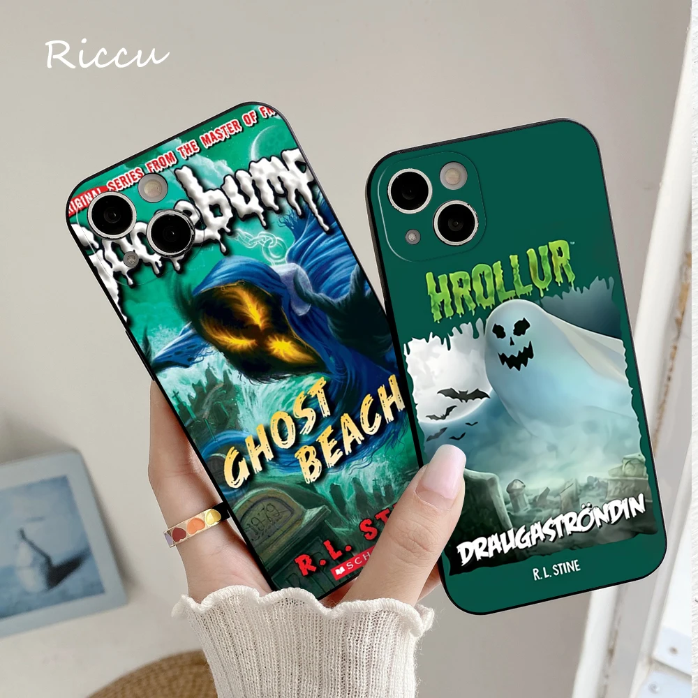 Ghost Beach Goosebumps Phone Case FOR IPhone 14 11 12 Pro 8 7 Plus X Pro 14 MAX 12 13 MINI XR XS iphone 14 13 Soft Phone Covers