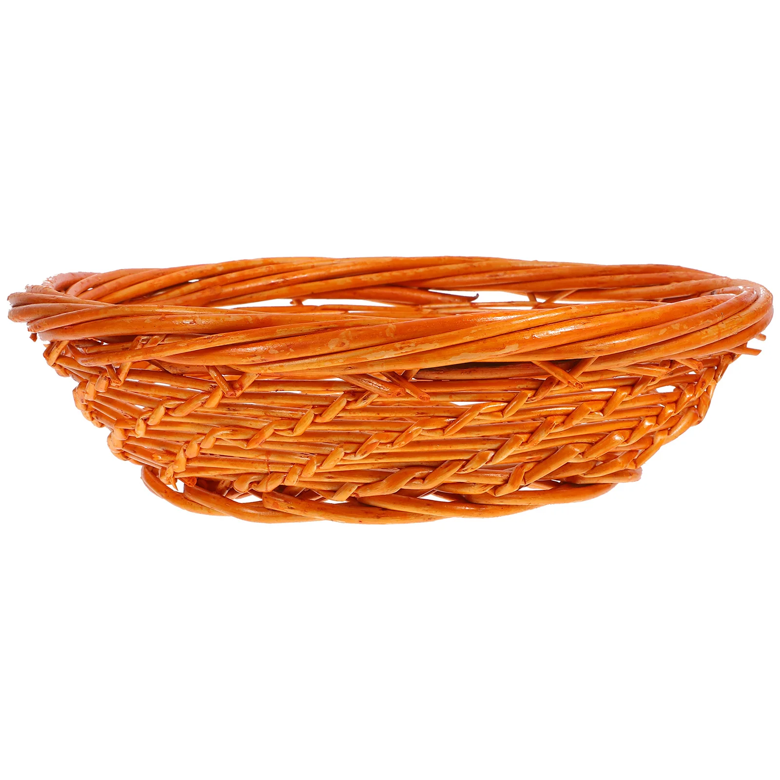 

Wicker Basket Mouth Handwoven Kitchen Woven Baskets For Storage Basket Table Decor Bread Fruit Sundries Storage Container