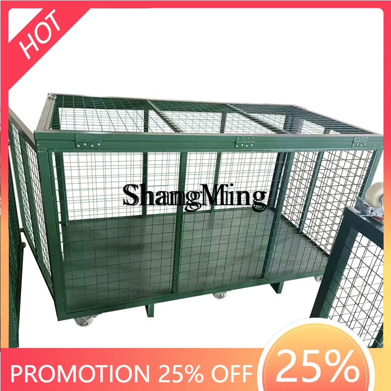 

FG новая модель армейского зеленого материала, мобильная клетка, железная клетка, мобильная клетка для хранения, металлическая полевая коробка, тяжелый железный каркас