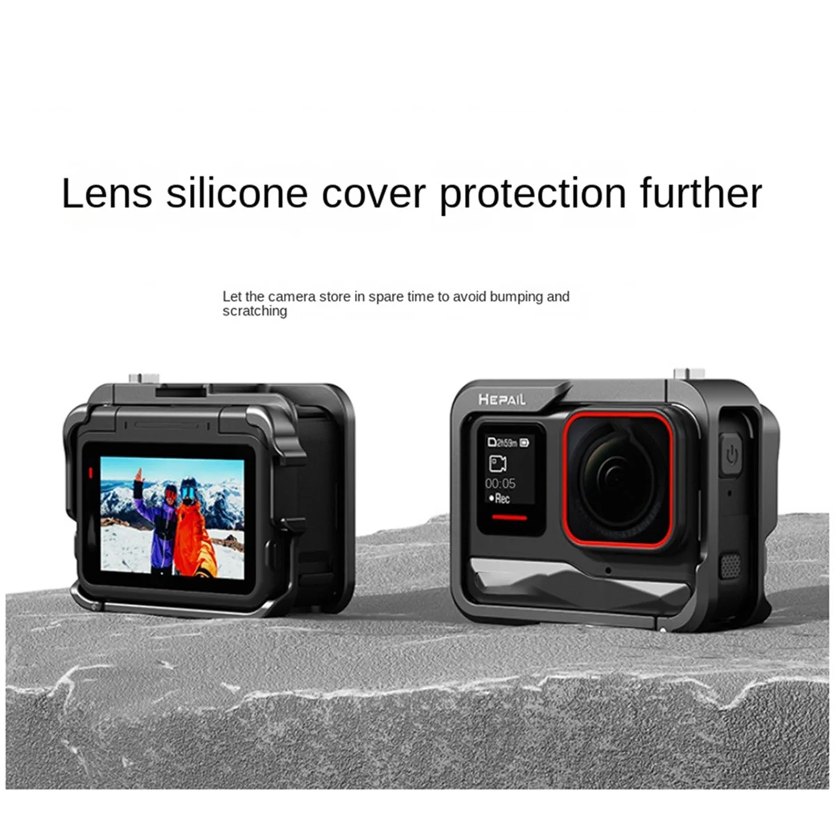 

BAAE Hepail Metal Rabbit Cage Suitable for Insta360 Ace Pro Camera Protective Frame Protective Shell Accessories