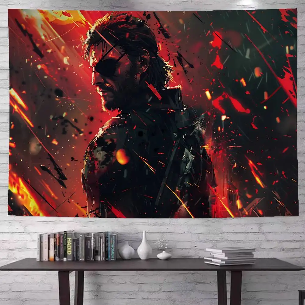 Metal Gear Hanging Bohemian Tapestry Bohemian Wall Tapestries Mandala Kawaii Room Decor