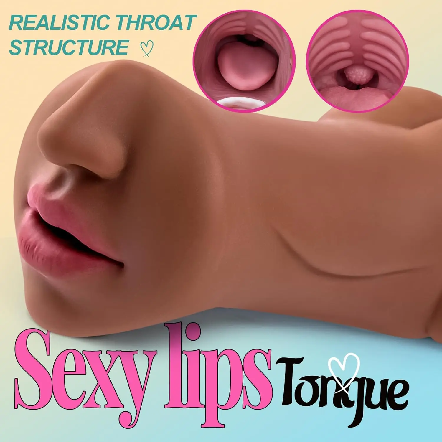 Taza de masturbación del ano vaginal 3 en 1, doble cabeza, sexo Real, Garganta Profunda, masturbador masculino, mamada, juguetes sexys para hombres, productos para adultos